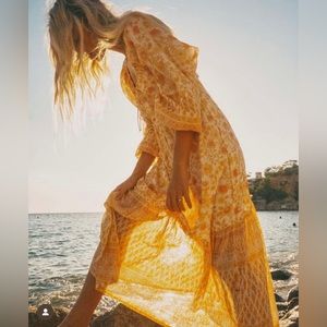 Billabong ~ Endless Sunset Long Sleeve Maxi Dress
